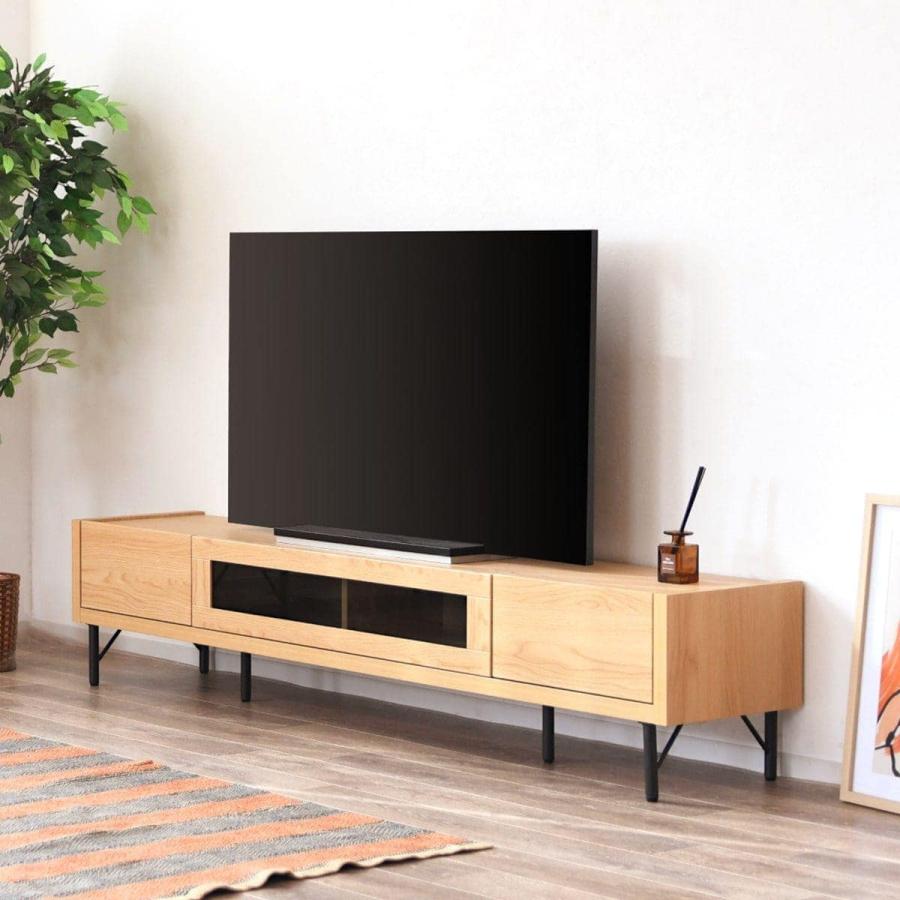 ニトリ 木目調 シンプルローボード （幅199cm NA） テレビ台 TV