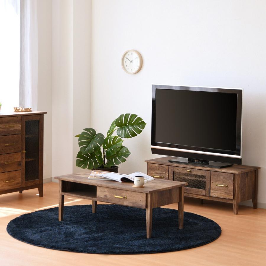 ニトリ ヴィンテージ風ローボード (幅105cm DBR) テレビ台 TV台 ニトリ ヴィンテージ風ローボード (幅105cm DBR) テレビ台 TV台