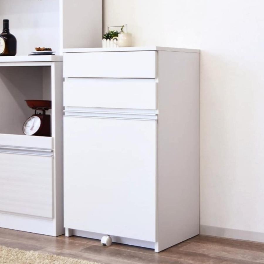 ニトリ ダストボックス付きカウンター (幅56cm) キッチン収納