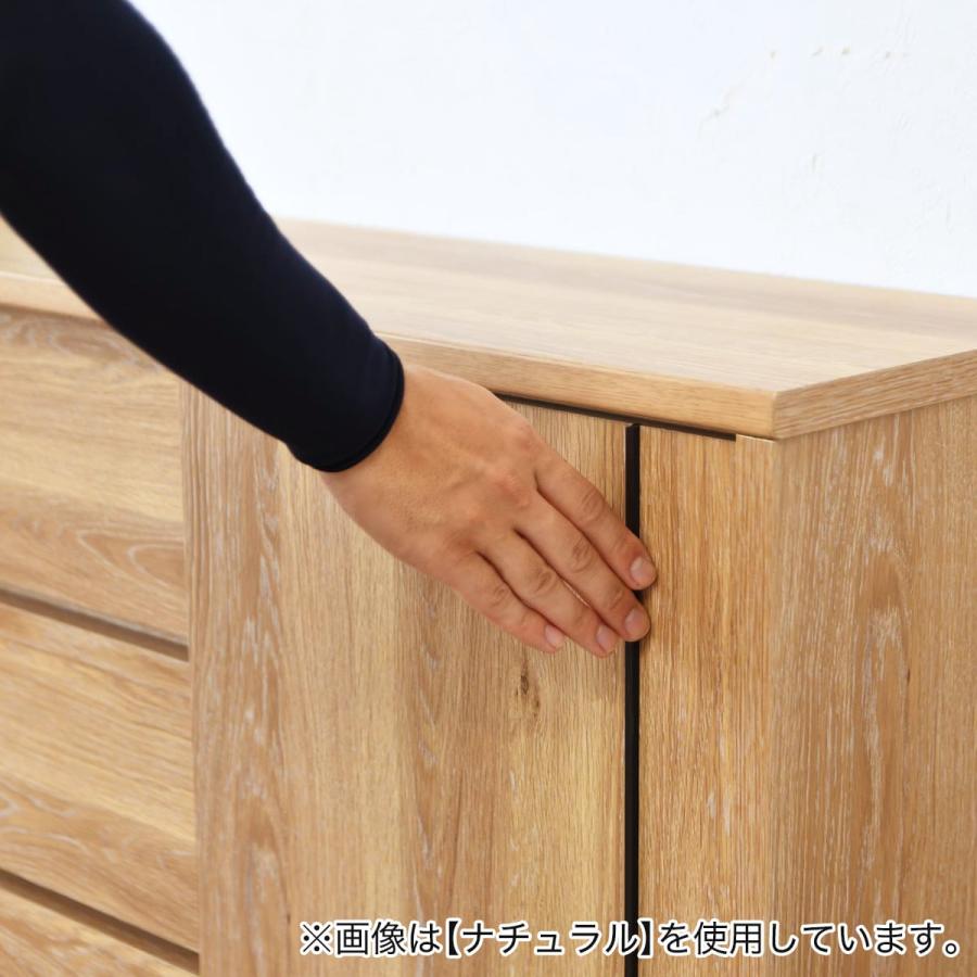 カウンター下やリビングにも使える薄型キャビネット(幅119.5cm WH) ニトリ_11