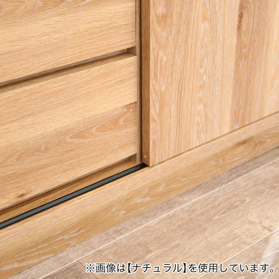 カウンター下やリビングにも使える薄型キャビネット(幅119.5cm WH) ニトリ_12