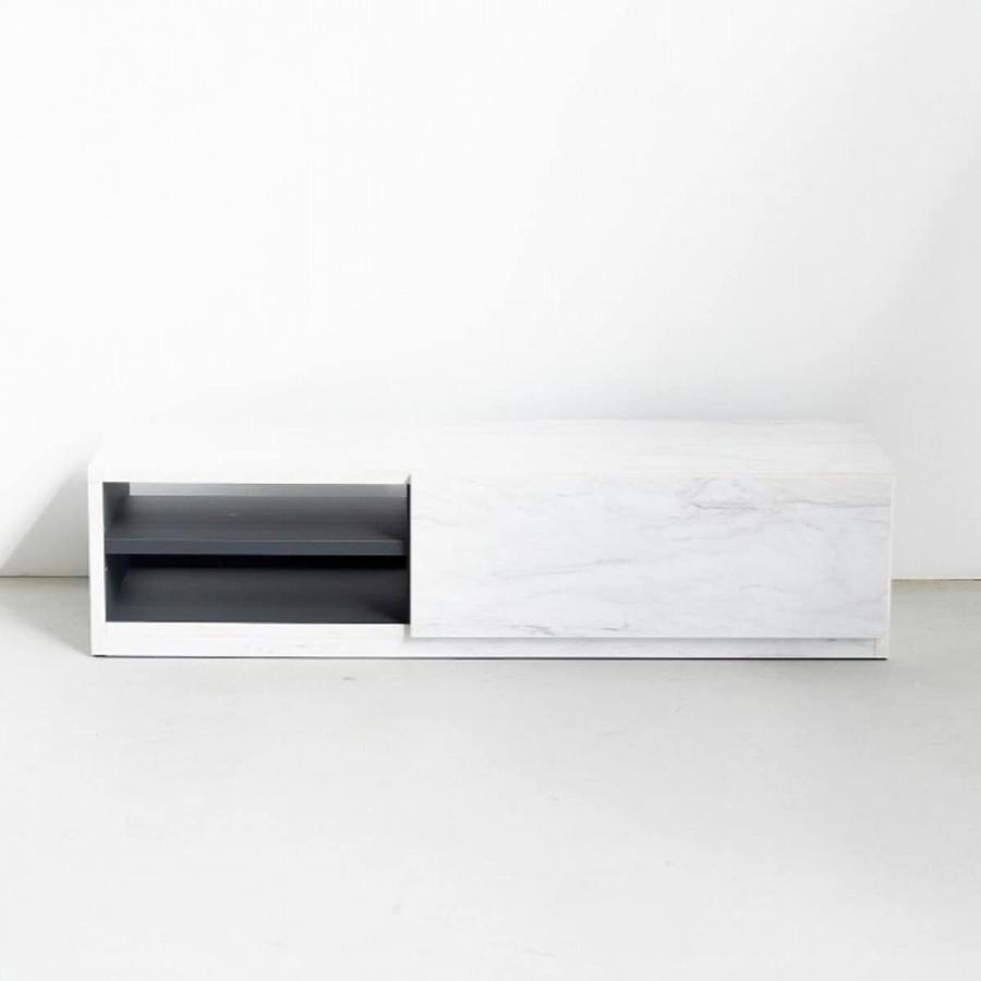 ニトリ　ホワイト　大理石調　テレビボード　テレビ台　幅160cm 楽天市場】[幅160cm] 高級感のある大理石調テレビボード ニトリ
