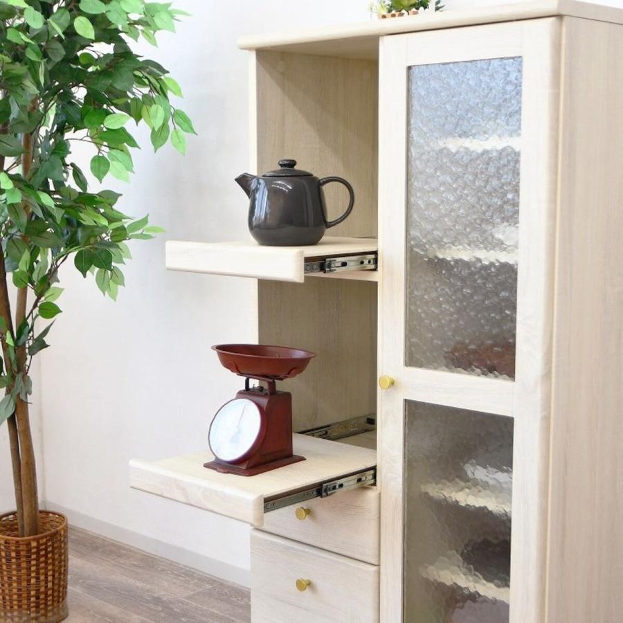 ニトリ 幅70cm 大人可愛いキャビネット 家電収納タイプ(WH ニトリ 幅70cm 大人可愛いキャビネット 家電収納タイプ(WH