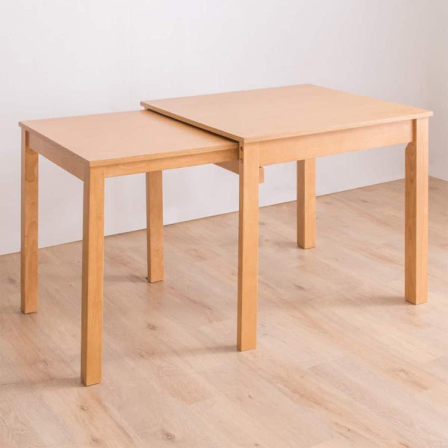 ニトリ 幅80(伸長時130)cm 伸長式ダイニングテーブル(幅80-130 ニトリ 幅80(伸長時130)cm 伸長式ダイニングテーブル(幅80-130