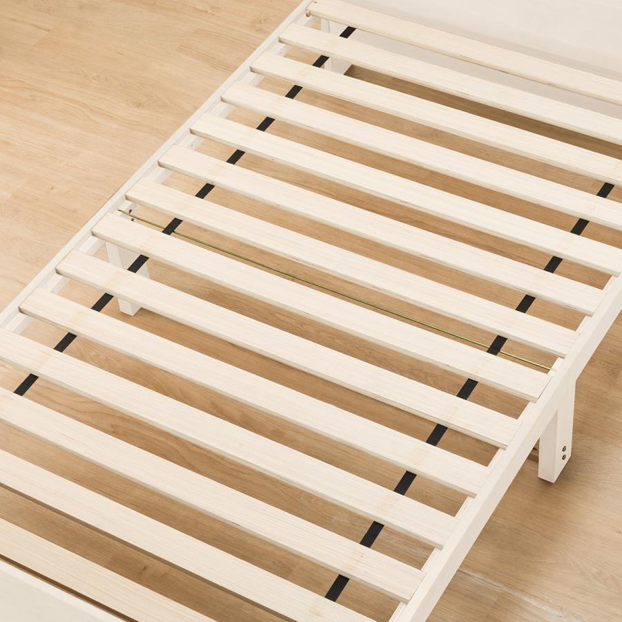 ニトリベッドフレーム　セミダブル セミダブルベッドフレーム(OP KG フラット 縦開き 深型 WW