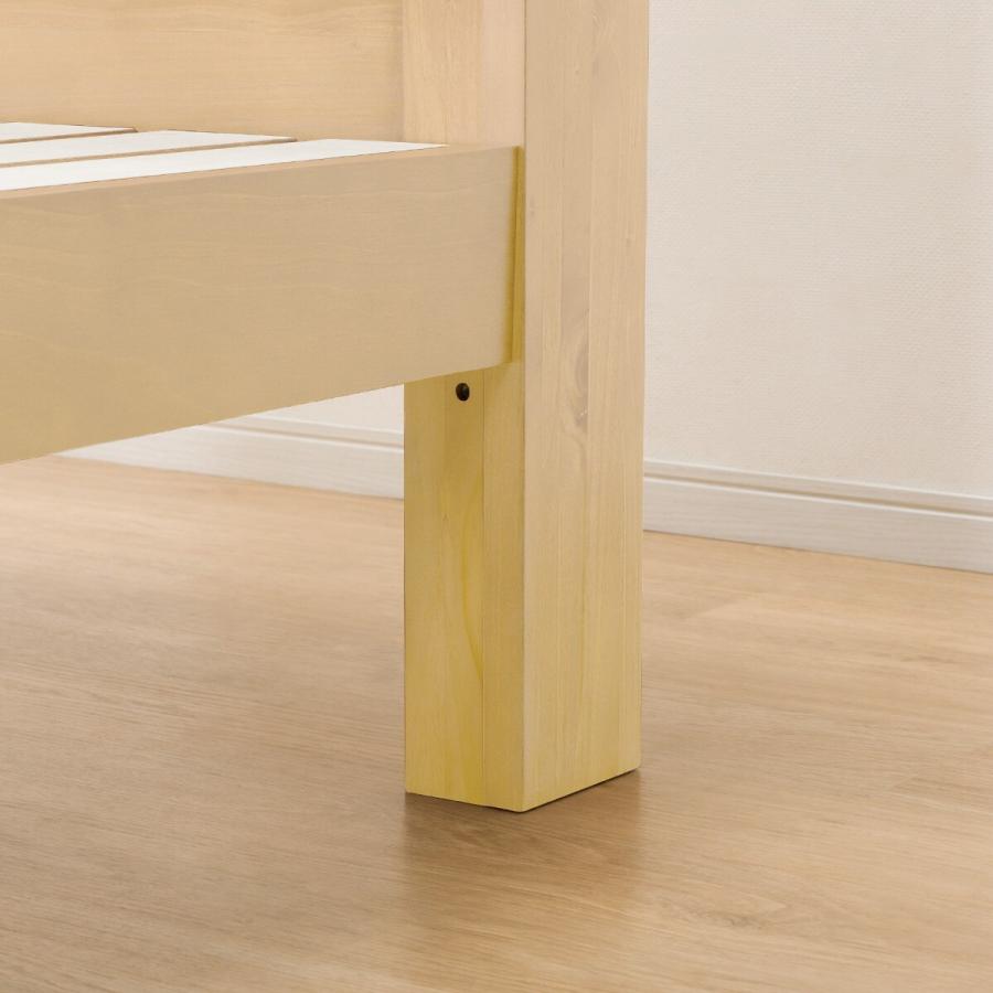 ニトリ（NITORI） ベッド ダブル 頑丈こぼれ止め棚付きベッドフレーム