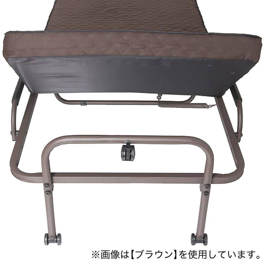 ニトリ（NITORI） コンパクトショートシングル折りたたみベッド(幅98