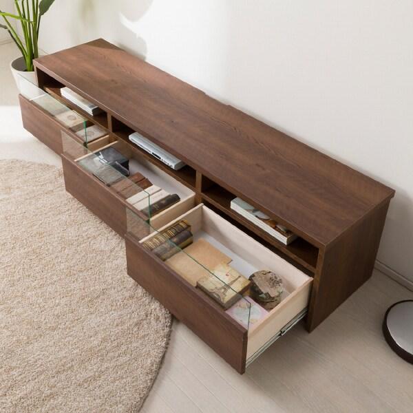 ニトリ ダークブラウン テレビボード・テレビ台 楽天市場】[幅160cm] TVボード (フレージュ160TV) ニトリ