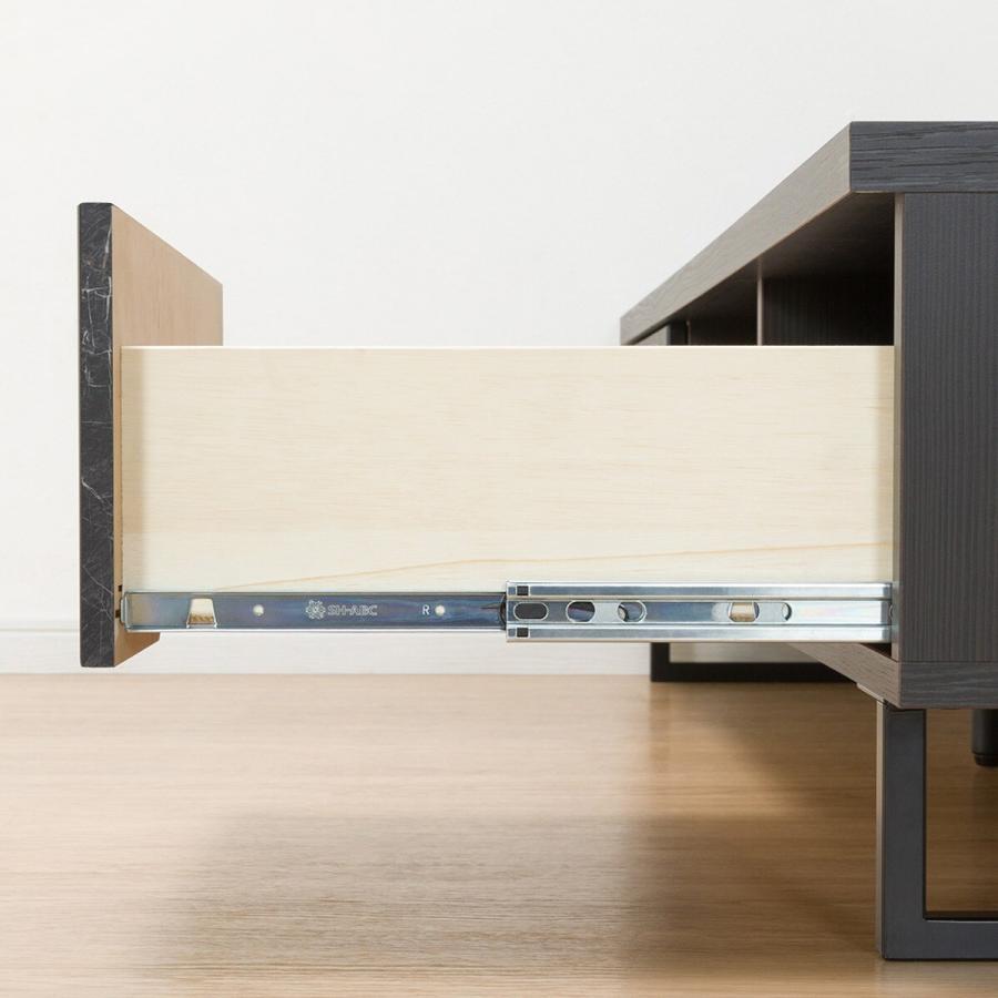 ニトリ（NITORI） 高級感のある大理石調テレビ台（BK） TV台 TVボード