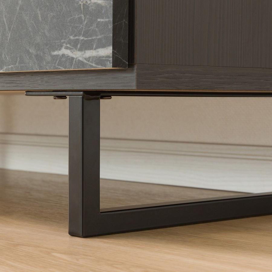 ニトリ（NITORI） 高級感のある大理石調テレビ台（BK） TV台 TVボード