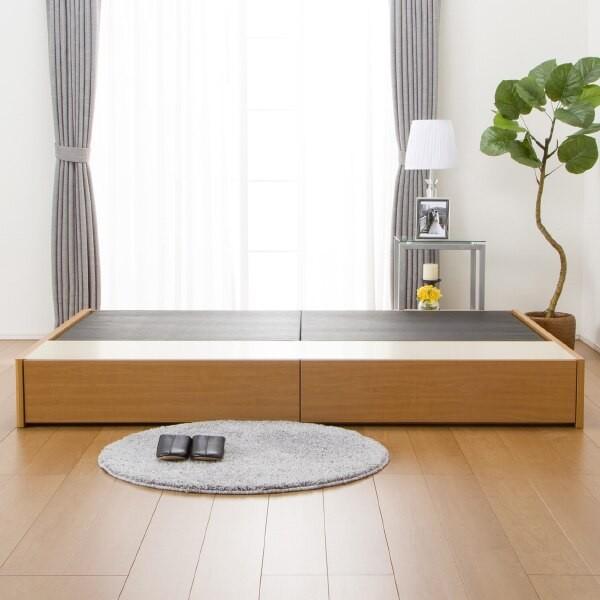 引取大歓迎140cmcm ニトリベッド　収納付き マットレス30cm 楽天市場】天然木 頑丈すのこベッド (引き出し付き) ニトリ