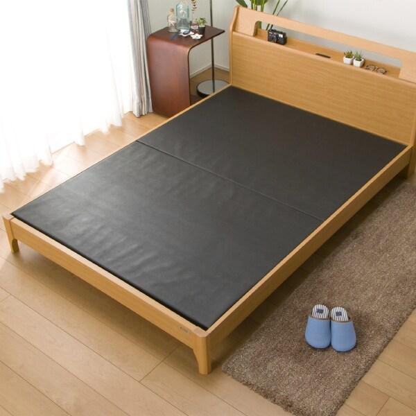 ニトリ　シングルベット ニトリ ベッド シングル 桐 4つ折りたたみすのこベッド(S