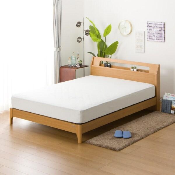 ニトリ ベッド ダブル ベッドフレーム(D Sキャビ レッグ) : ニトリ