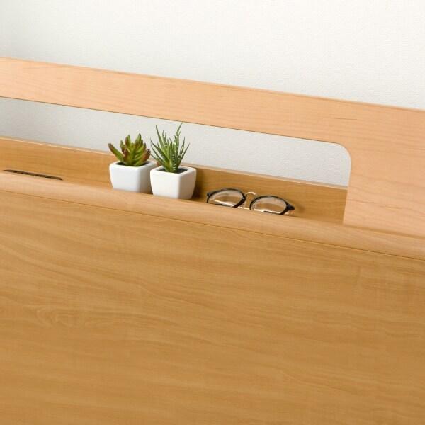 ニトリ ベッド ダブル ベッドフレーム(D Sキャビ レッグ) : ニトリ