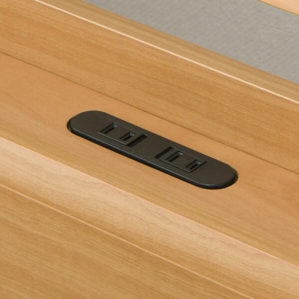 ニトリ ベッド ダブル ベッドフレーム(D Sキャビ 引出し収納付き