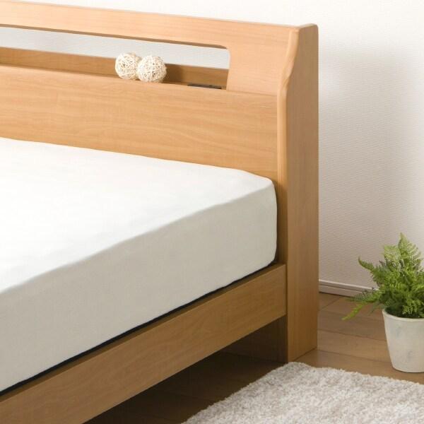 ニトリ ベッド セミダブル ベッドフレーム(SD Lキャビ