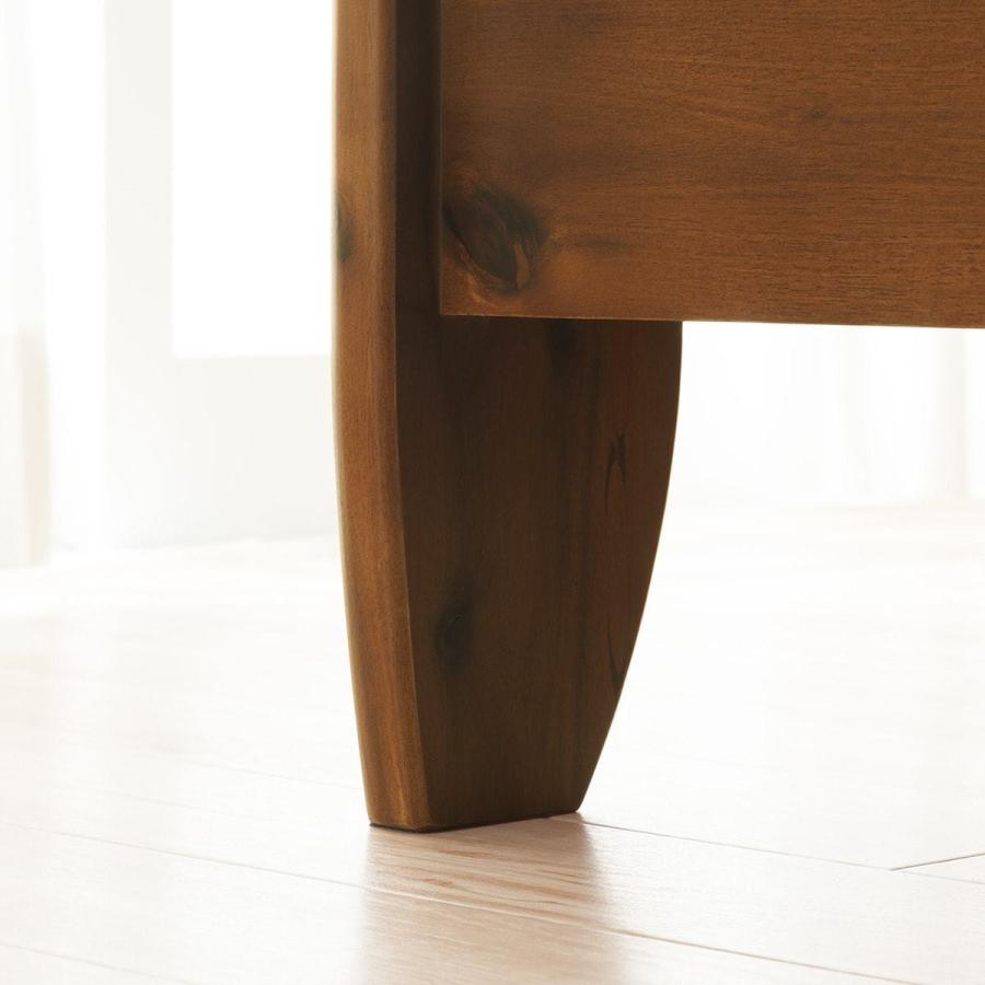 ニトリ（NITORI） ベッド セミダブル 天然木アカシアベッドフレーム