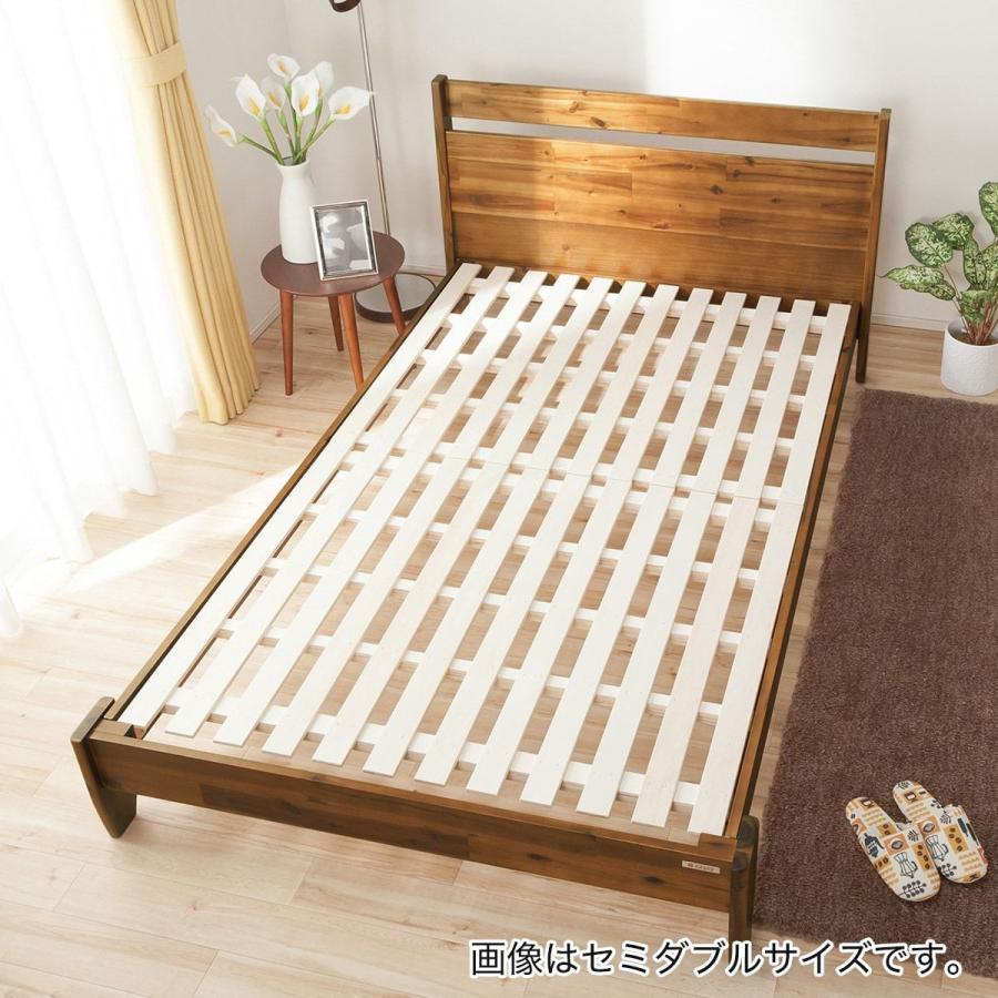 ニトリ ベッド ダブル 天然木アカシアすのこベッドフレーム ニトリ ベッド ダブル 天然木アカシアすのこベッドフレーム
