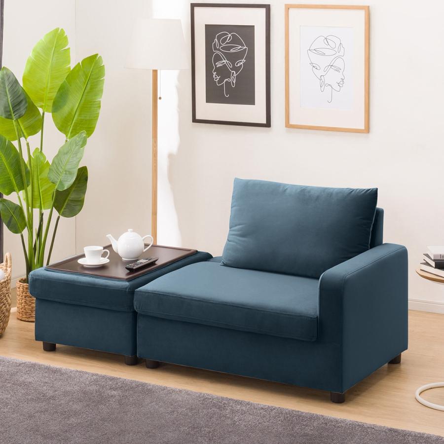 ニトリ グレー カウチソファ 収納付き 3人掛け ニトリ カウチソファ (HT 3P CGY) ソファー ソファ 3人掛け