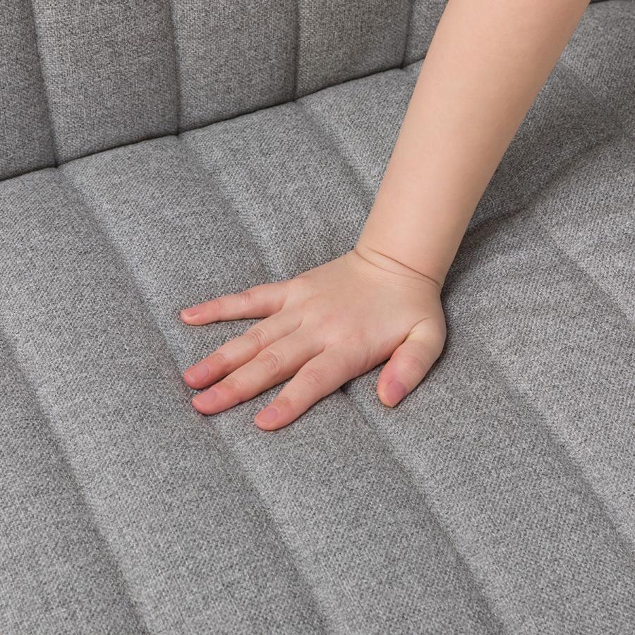 ニトリ（NITORI） 背もたれ3段階角度調整 ソファベッド (GS-SP LGY） 3