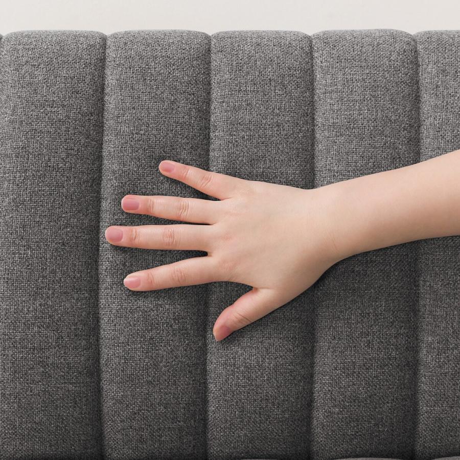 ニトリ（NITORI） 背もたれ3段階角度調整 ソファベッド (GS-SP GY） 3