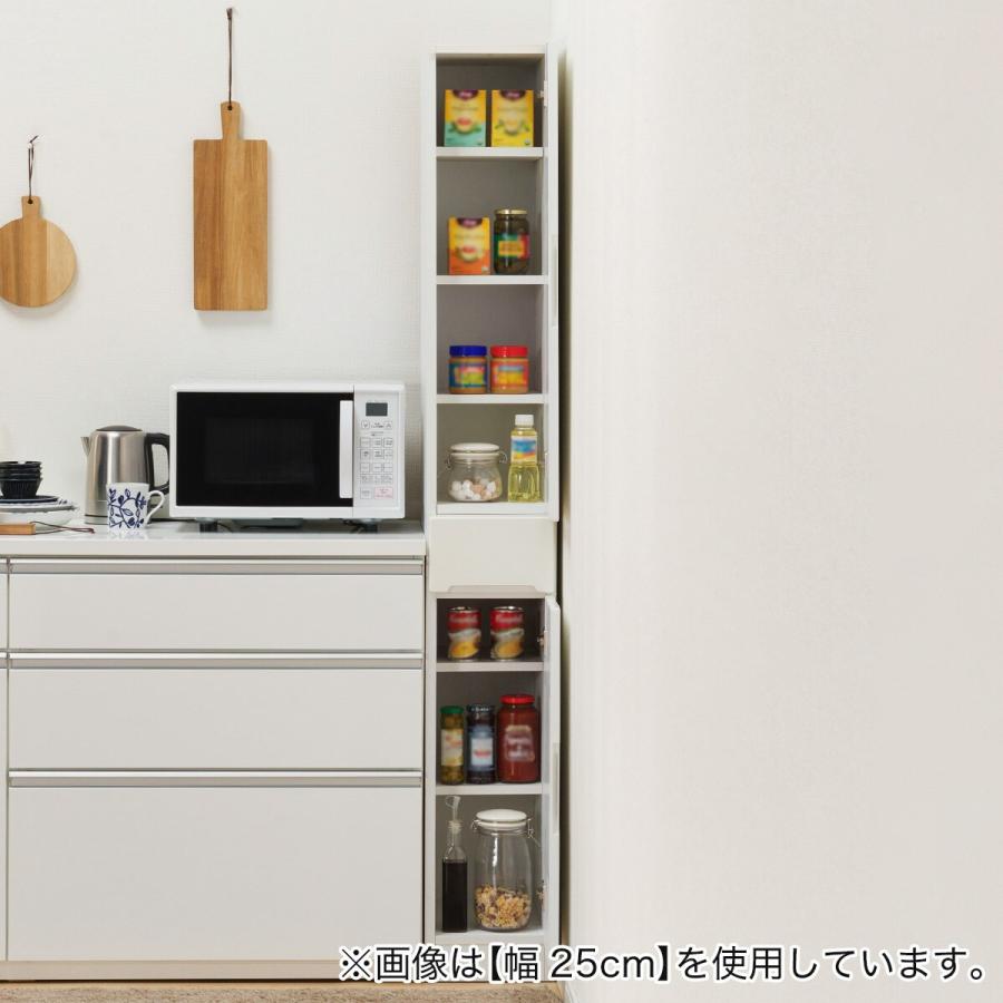 ニトリ　食器棚　隙間収納　白　幅30cm 完成品 扉付き隙間収納 (幅30cm) | ニトリネット【公式】 家具