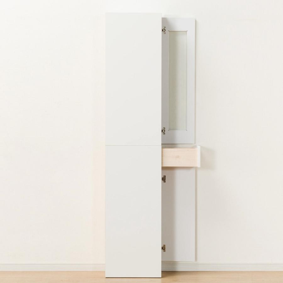 ニトリ（NITORI） 扉の向きを自由に設置できる隙間収納(幅25cm 上台