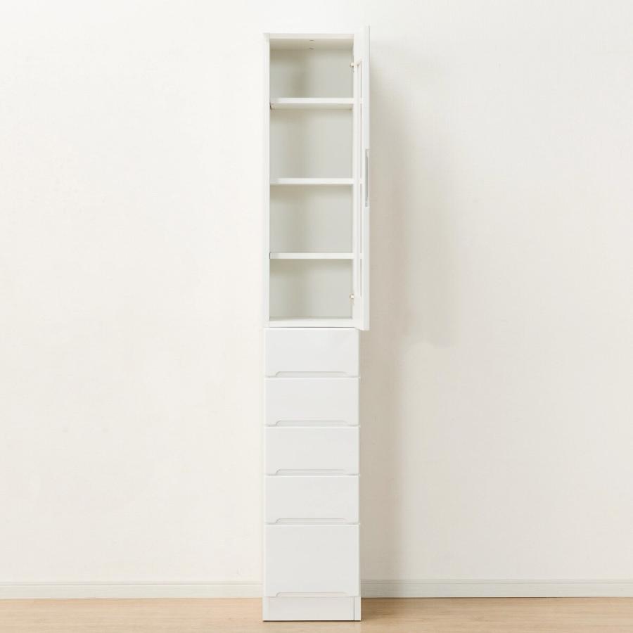 ニトリ（NITORI） 扉の向きを自由に設置できる隙間収納(幅30cm 上台