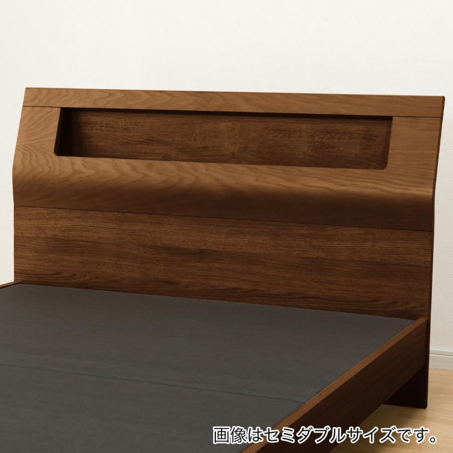 ブラウン シングルベッド 引き出し付き　ニトリ　送料込み ニトリ ベッド 引き出し収納付き シングルベッドフレーム(KC MBR