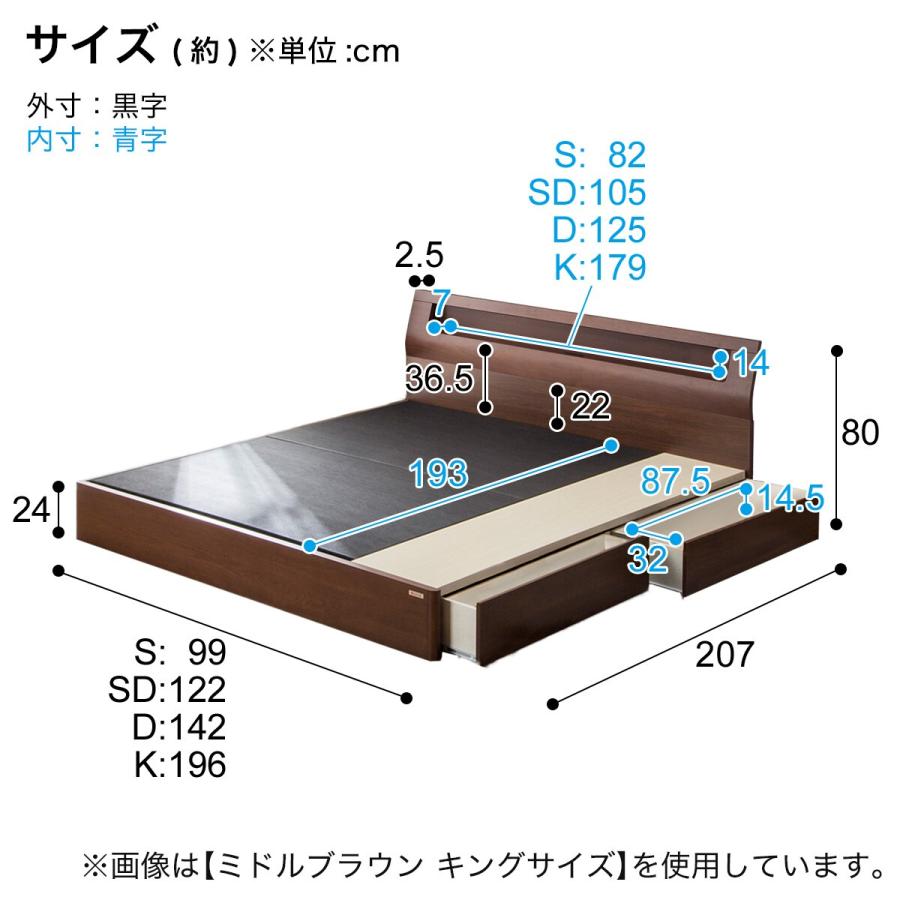 ニトリ ベッド 棚・コンセント付き キングベッドフレーム(K S ニトリ ベッド 棚・コンセント付き キングベッドフレーム(K S