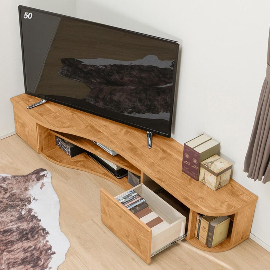 ニトリ 幅180 コーナー有効活用 流線形テレビボード(左寄せ ニトリ 幅180 コーナー有効活用 流線形テレビボード(左寄せ