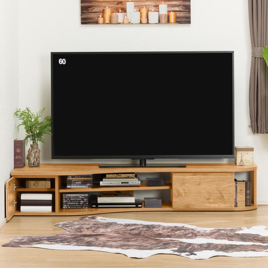 ニトリ 幅180 コーナー有効活用 流線形テレビボード(左寄せ ニトリ 幅180 コーナー有効活用 流線形テレビボード(左寄せ