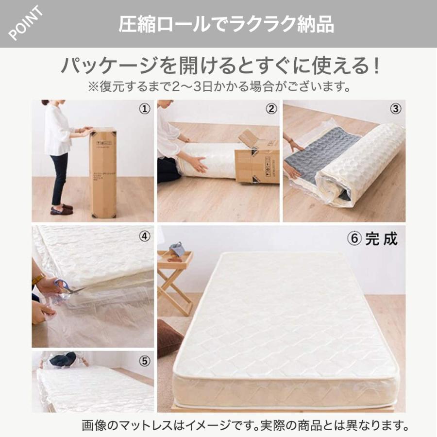 ニトリ（NITORI） マットレス 体圧分散 厚さ20cm シングル 圧縮