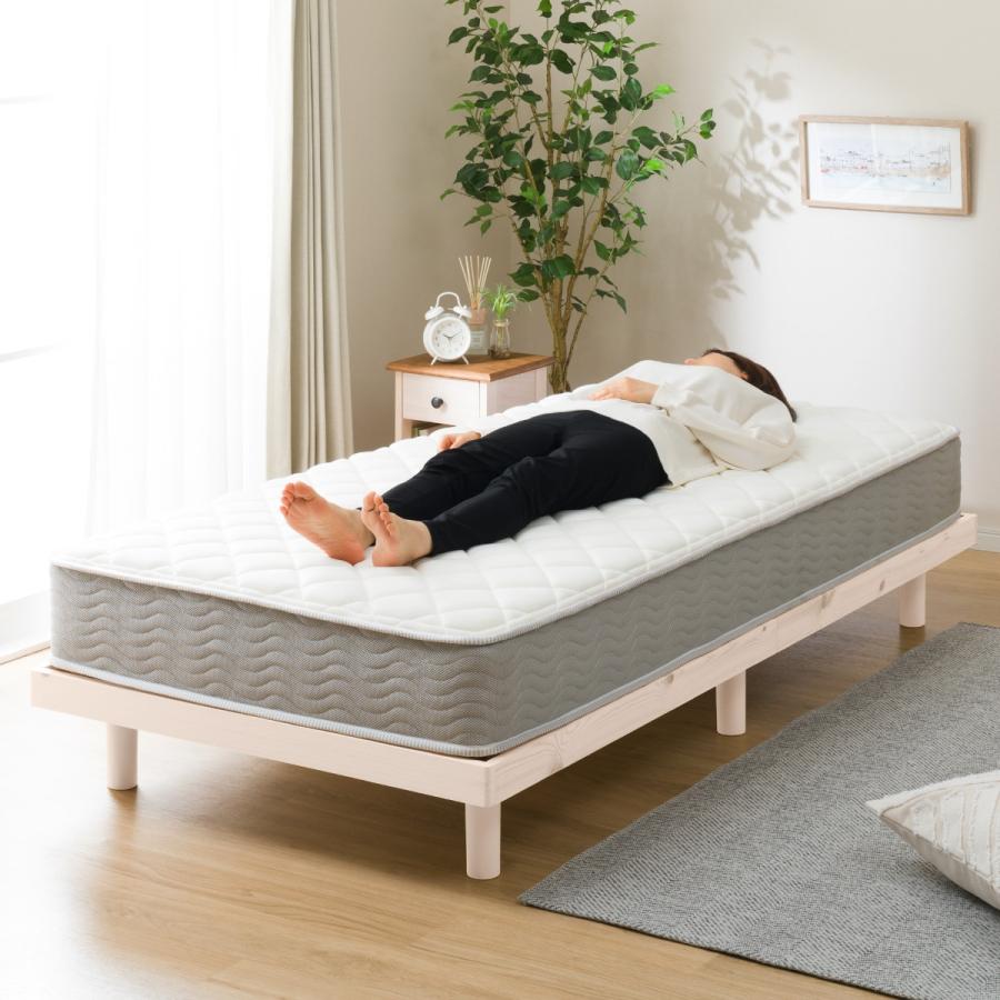 ニトリ セミダブルベッドフレーム+マットレス(厚さ20cm)