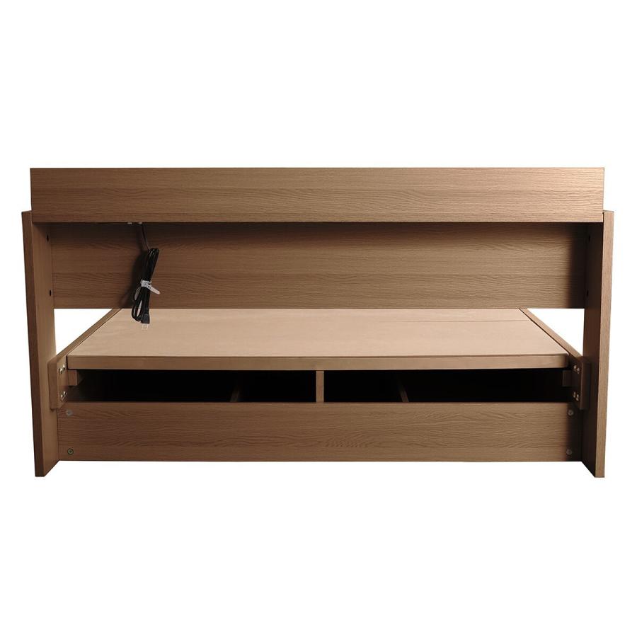 ニトリ（NITORI） ベッド シングル 棚・コンセント付きチェストベッド