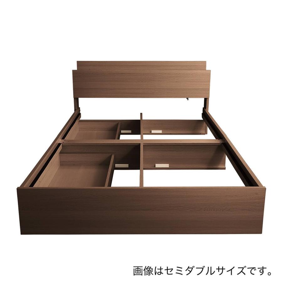 ニトリ（NITORI） 棚・コンセント付きチェストベッドフレーム(S WAL
