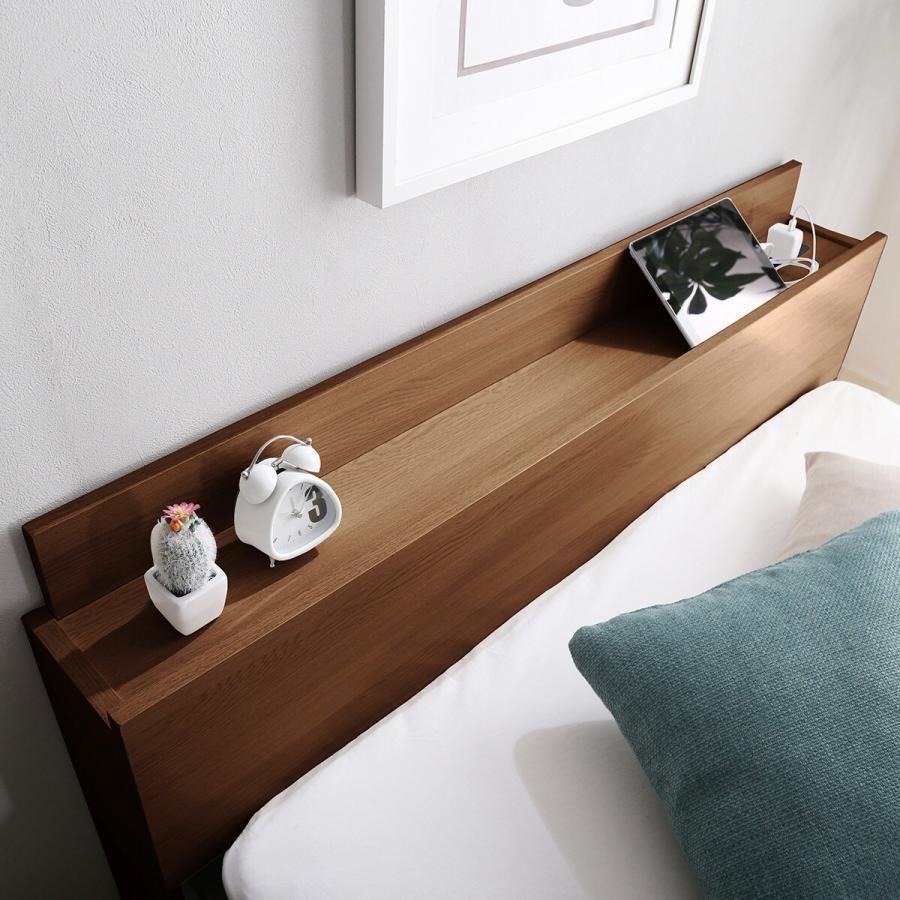 ニトリ ベッド ダブル 棚・コンセント付きチェストベッド