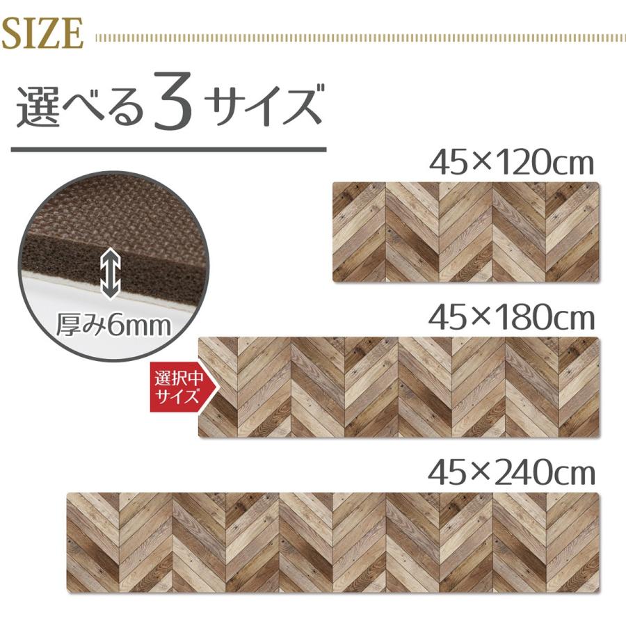 弾力感が心地よい拭けるキッチンマット 厚み6ｍｍ ヘリング180 ニトリ 玄関先迄納品 1年保証 ニトリ Yahoo 店 通販 Yahoo ショッピング