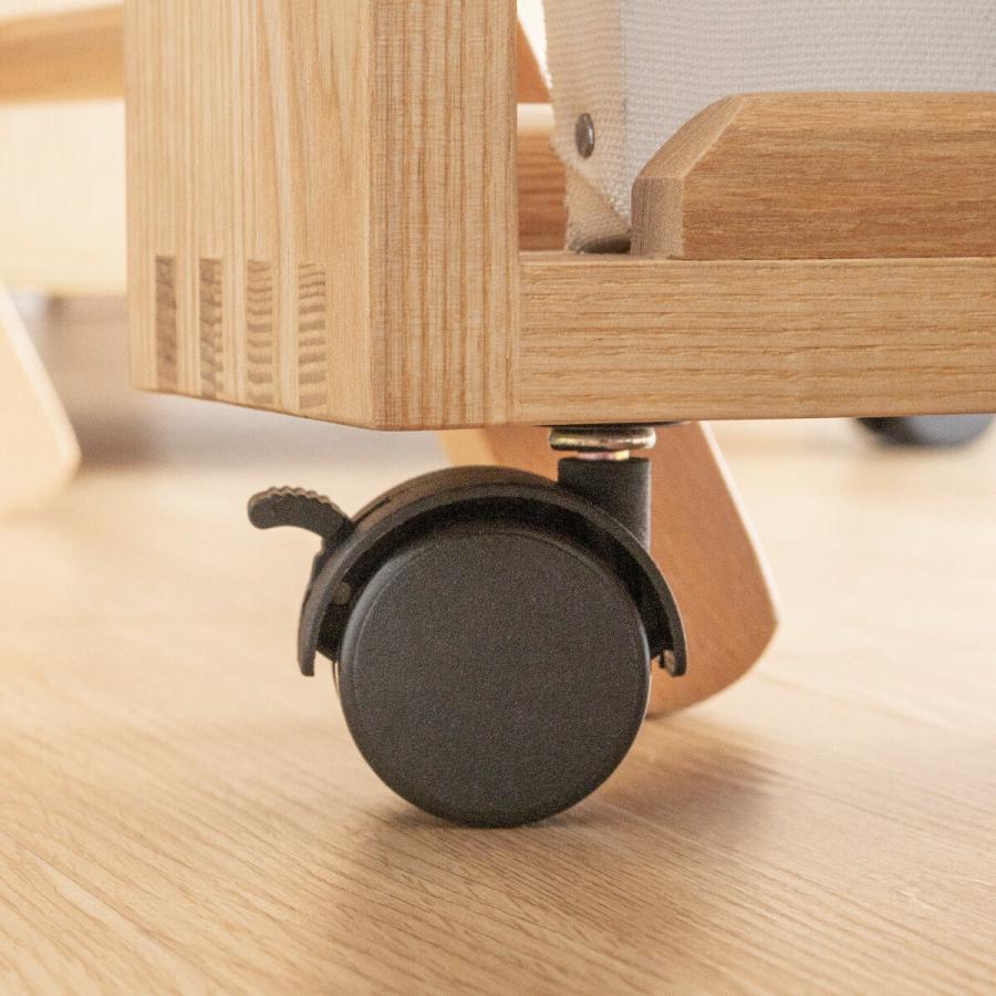 ニトリ（NITORI） タモ材突き板 片袖デスク キャスター付き(BOR NA