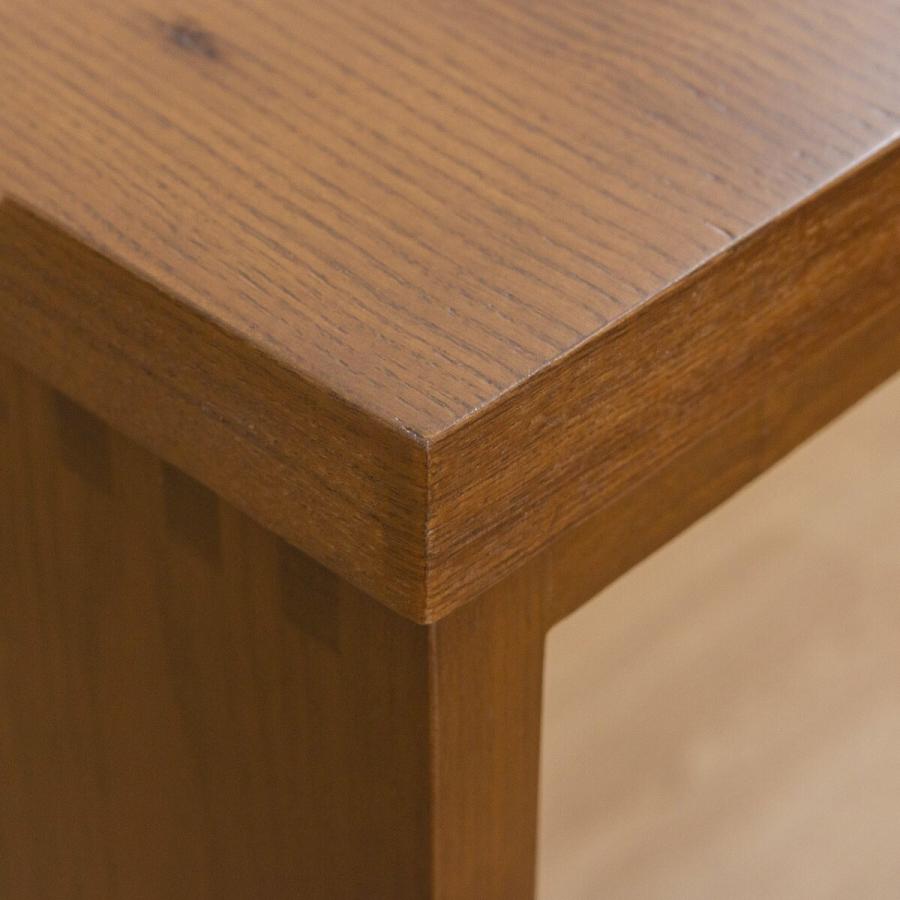 ニトリ（NITORI） タモ材突き板 片袖デスク キャスター付き(BOR BR