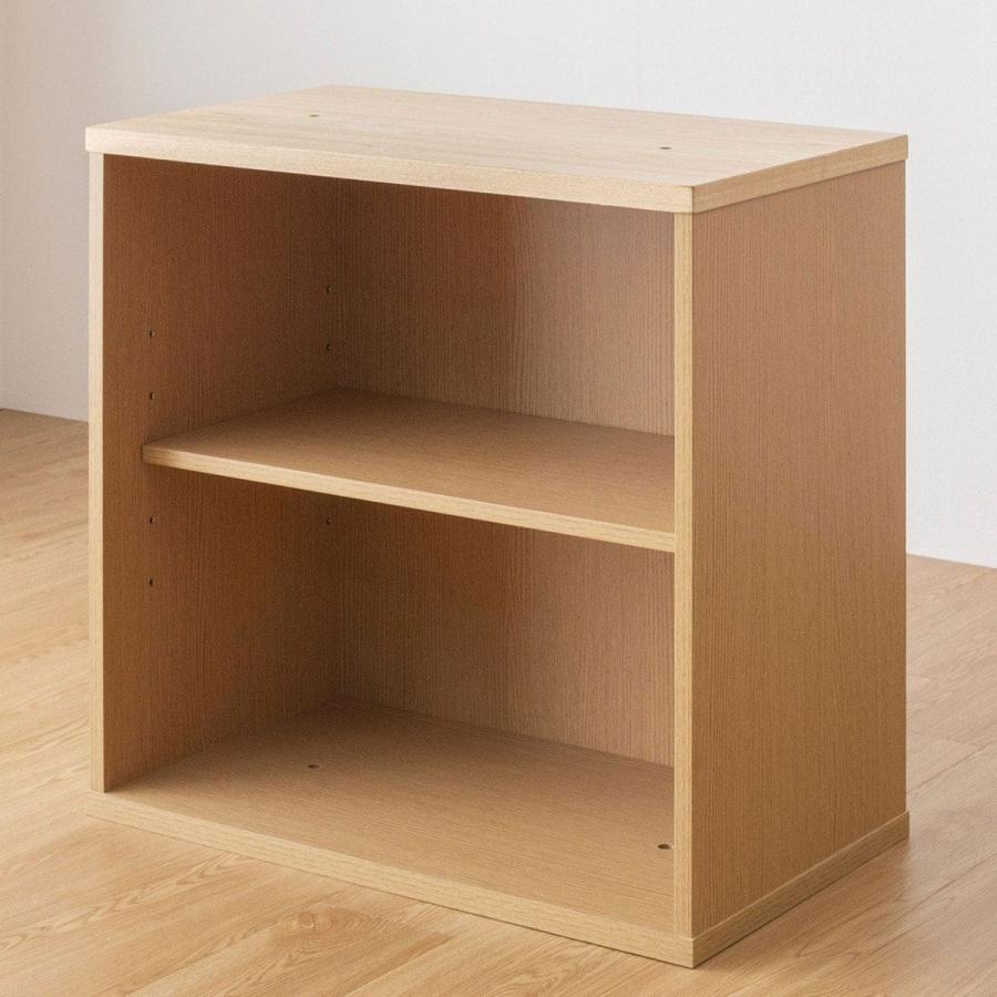 ニトリ（NITORI） 天然木突板 シンプルシェルフ(幅70cm BOR NA