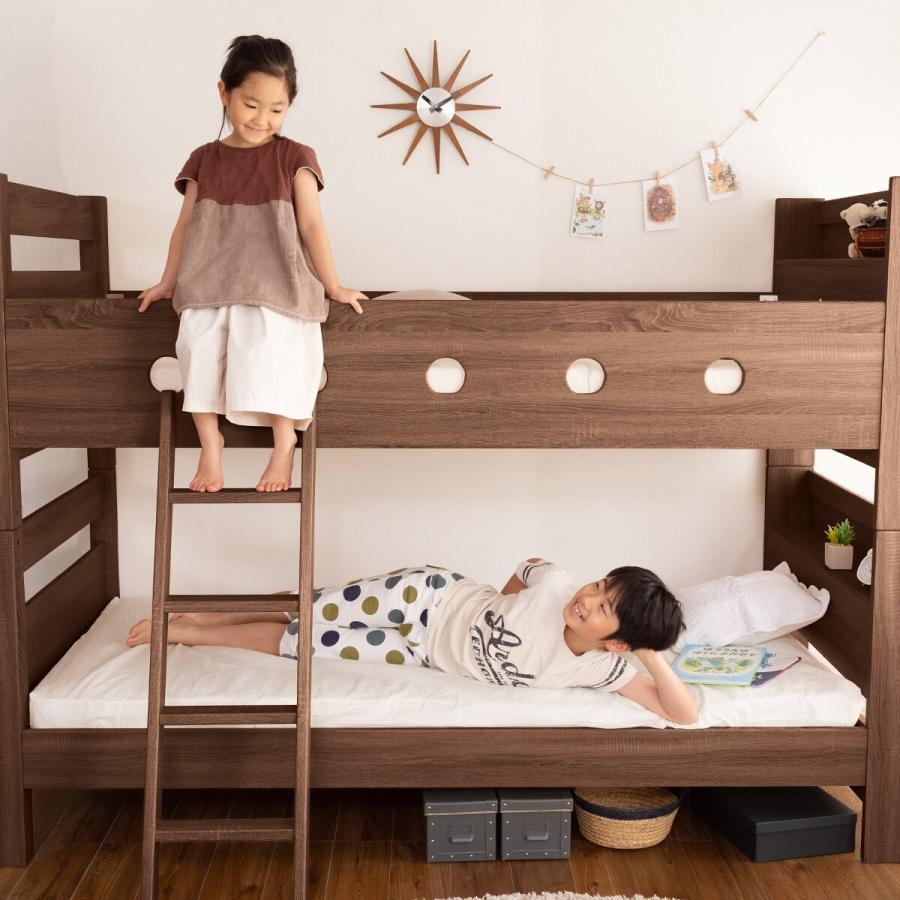 ニトリ ベッド 宮付き木目調すのこ2段ベッド(ブラウン) 二段 ニトリ ベッド 宮付き木目調すのこ2段ベッド(ブラウン) 二段