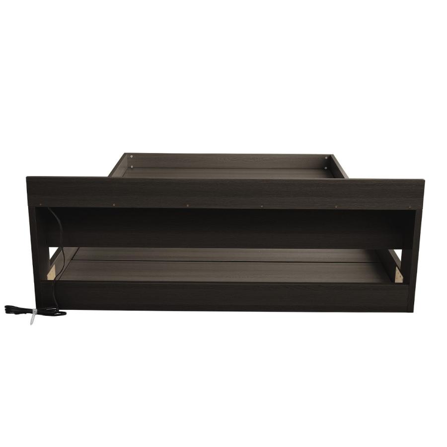 ニトリ（NITORI） ベッド シングル 宮・コンセント付き北欧調フロア