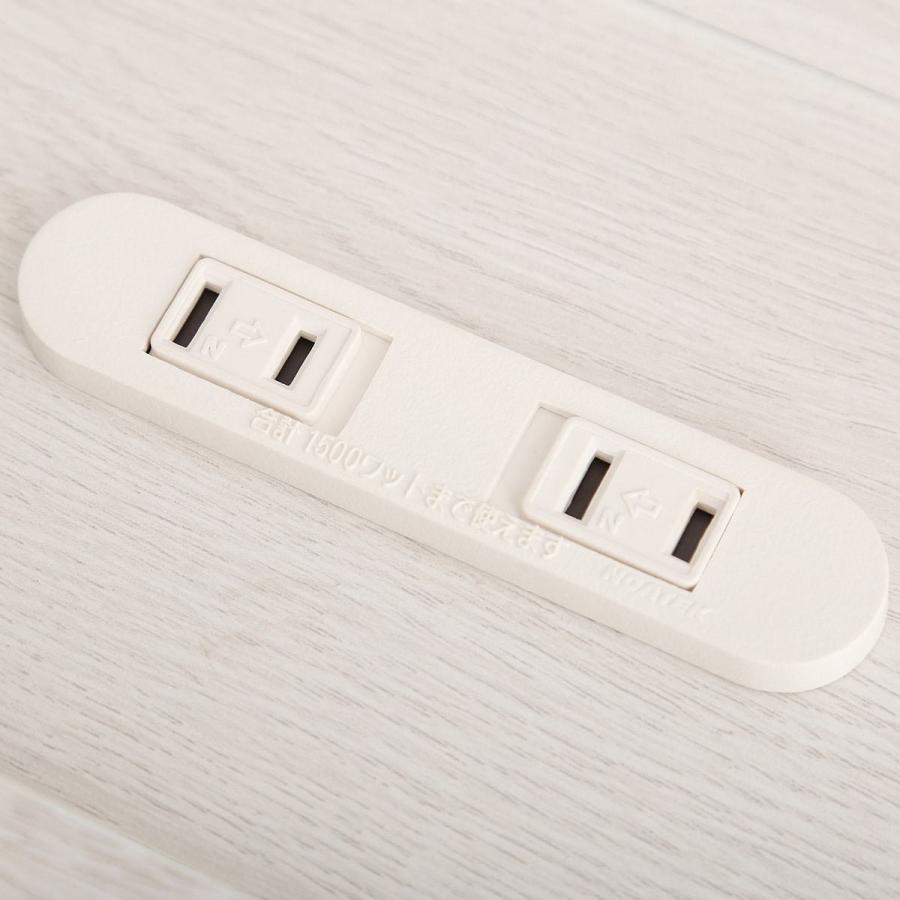 ニトリ（NITORI） ベッド セミダブル 宮・コンセント付き北欧調フロア