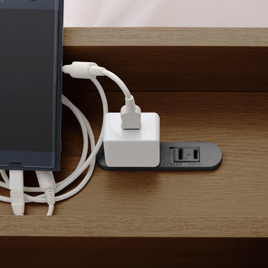 ベッド ダブル 宮・コンセント付き北欧調フロアベッドフレーム(D WAL) ニトリ | ニトリ | 06