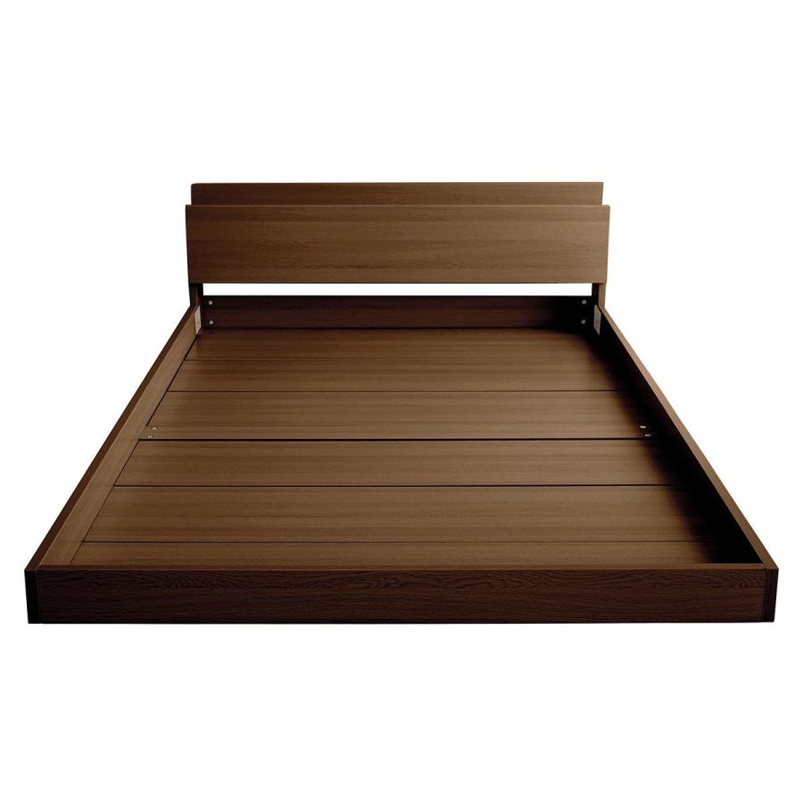 ベッド ダブル 宮・コンセント付き北欧調フロアベッドフレーム(D WAL) ニトリ | ニトリ | 08