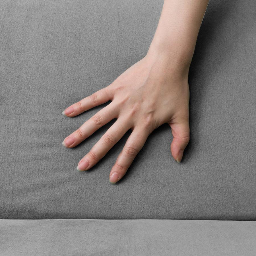 肘・背もたれ可動タイプ　ソファベッド（GC2327　GY） 3人掛け ソファ 布 ニトリ 