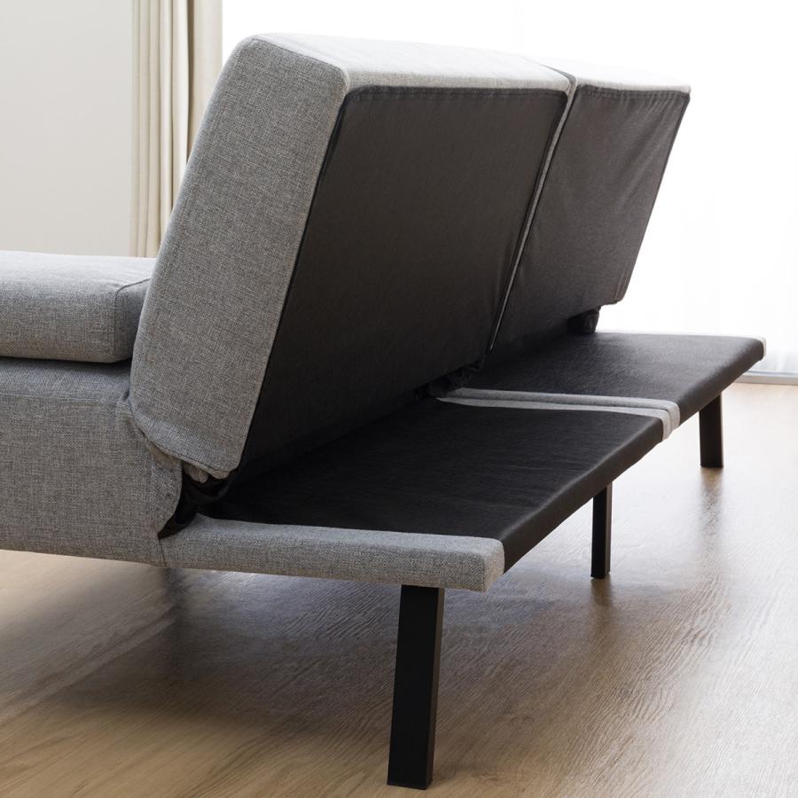 ニトリ　ソファー ニトリ セパレートタイプソファベッド（GC232 GY） 2人掛け