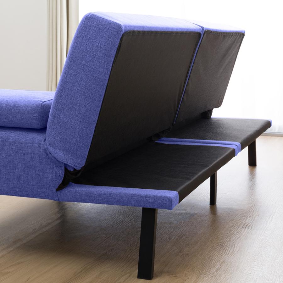 ニトリ（NITORI） セパレートタイプソファベッド（GC232 BL） 2人掛け