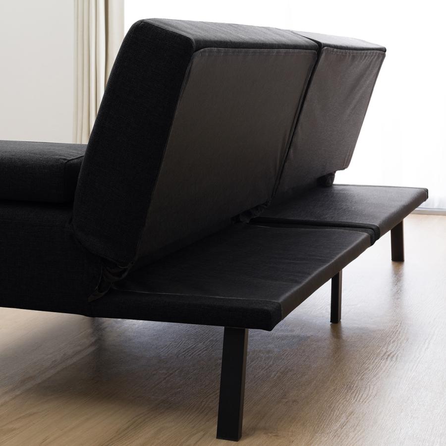 セパレートタイプソファベッド（GC232　BK） 2人掛け ソファ 布 ニトリ | ニトリ | 12